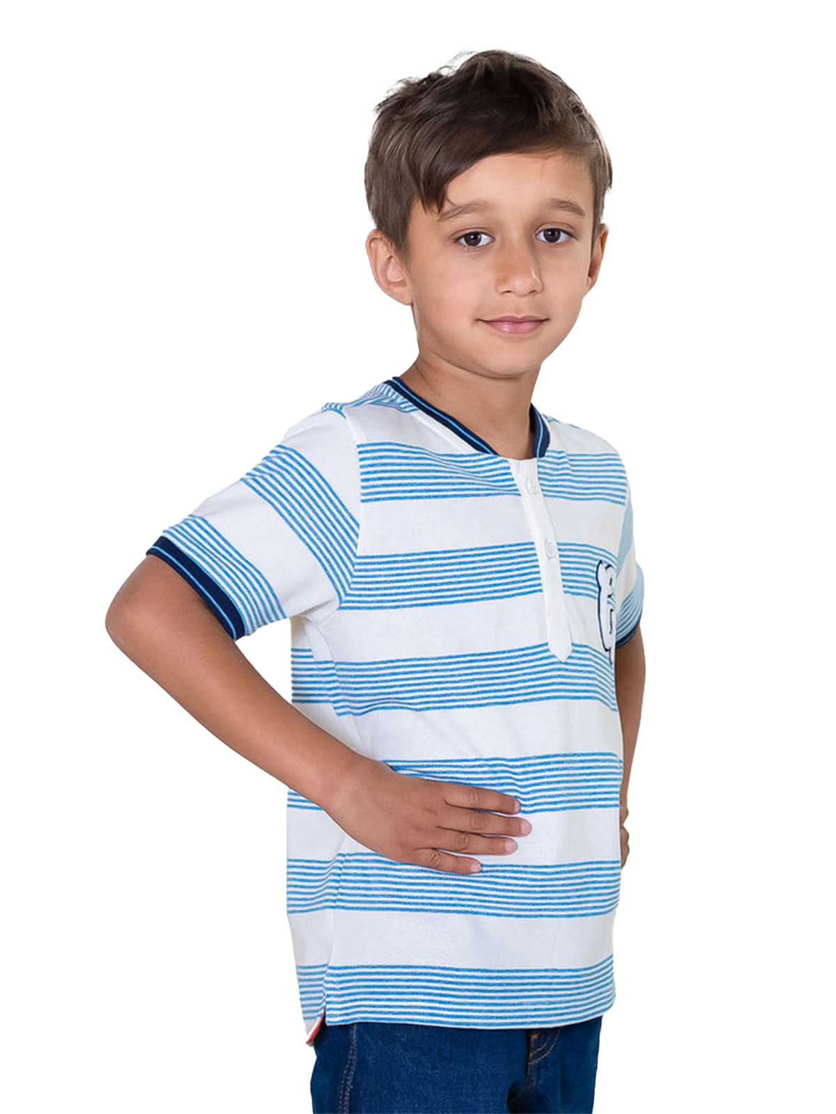 All Start Varsity Stripe Polo Tee