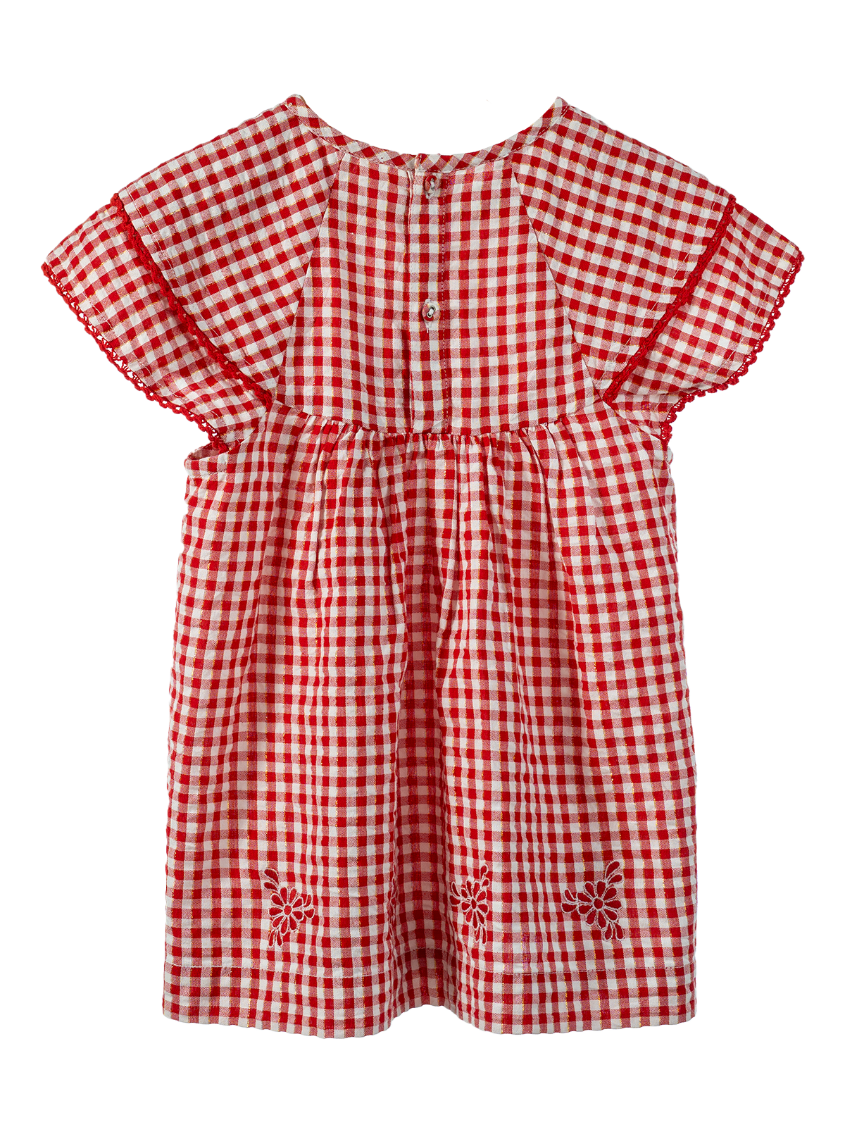 Frill Sleeve Embroidered Pretty Top