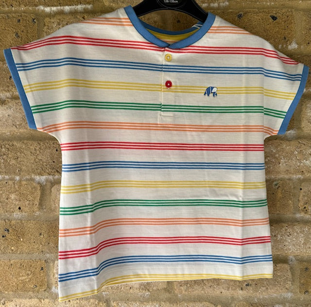 Baby Boys Multi Stripe T-Shirt