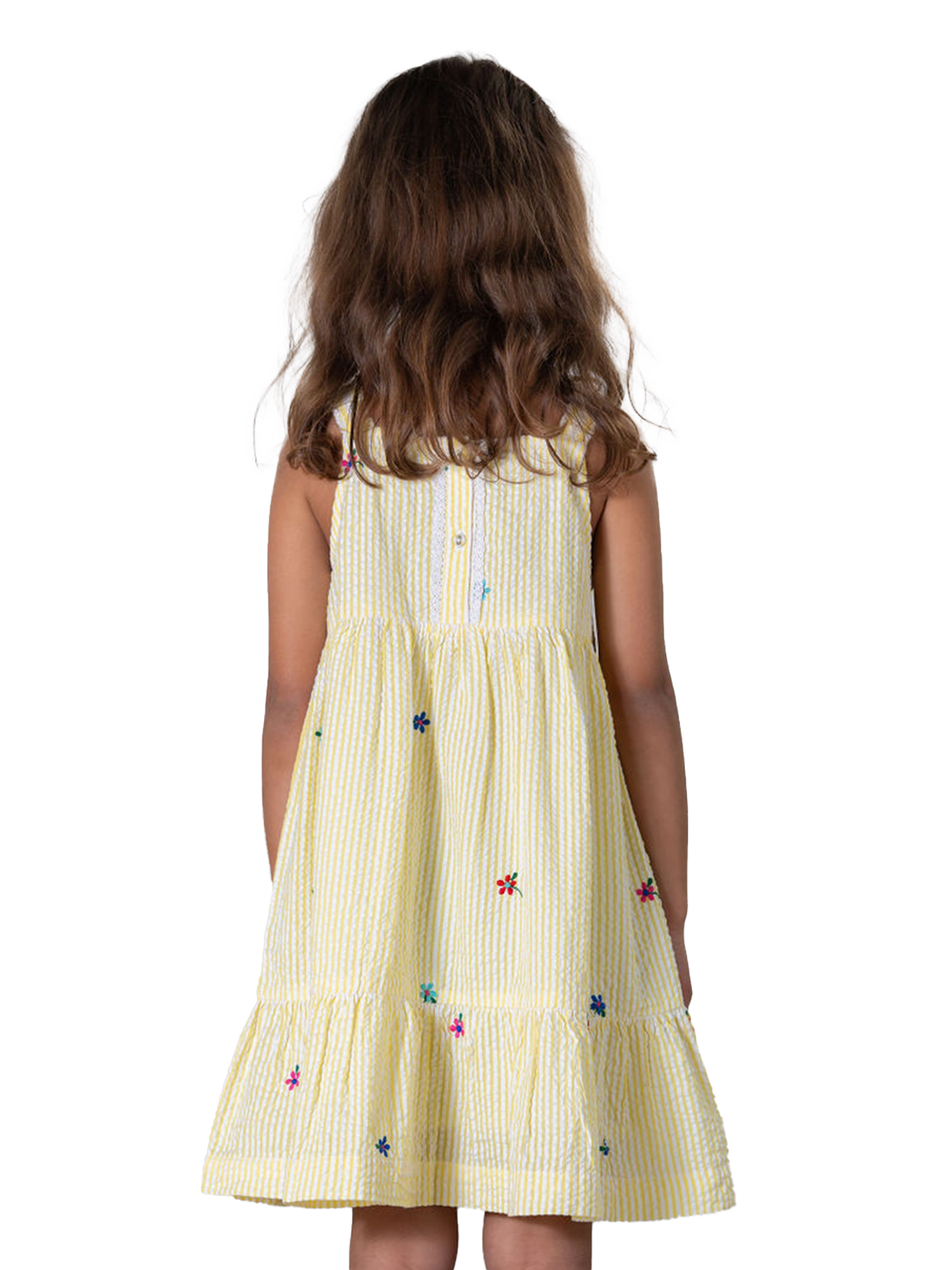 Lemonlight Floral Embroidered Dress