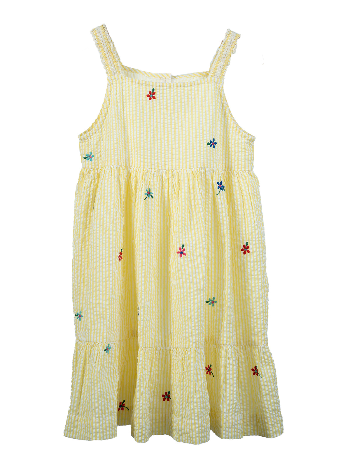 Lemonlight Floral Embroidered Dress