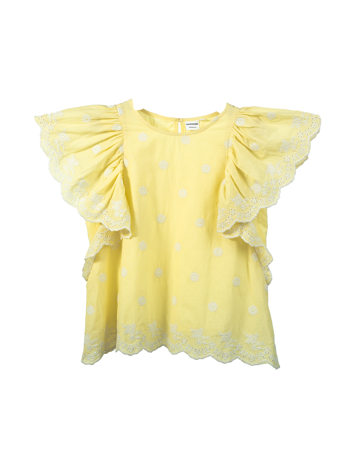 Sunbeam Scallop Embroidered Top