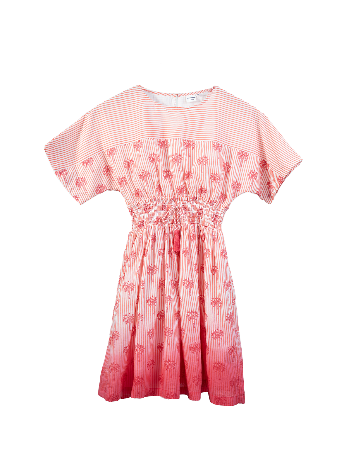 Tropical Sunset Tassel Dress