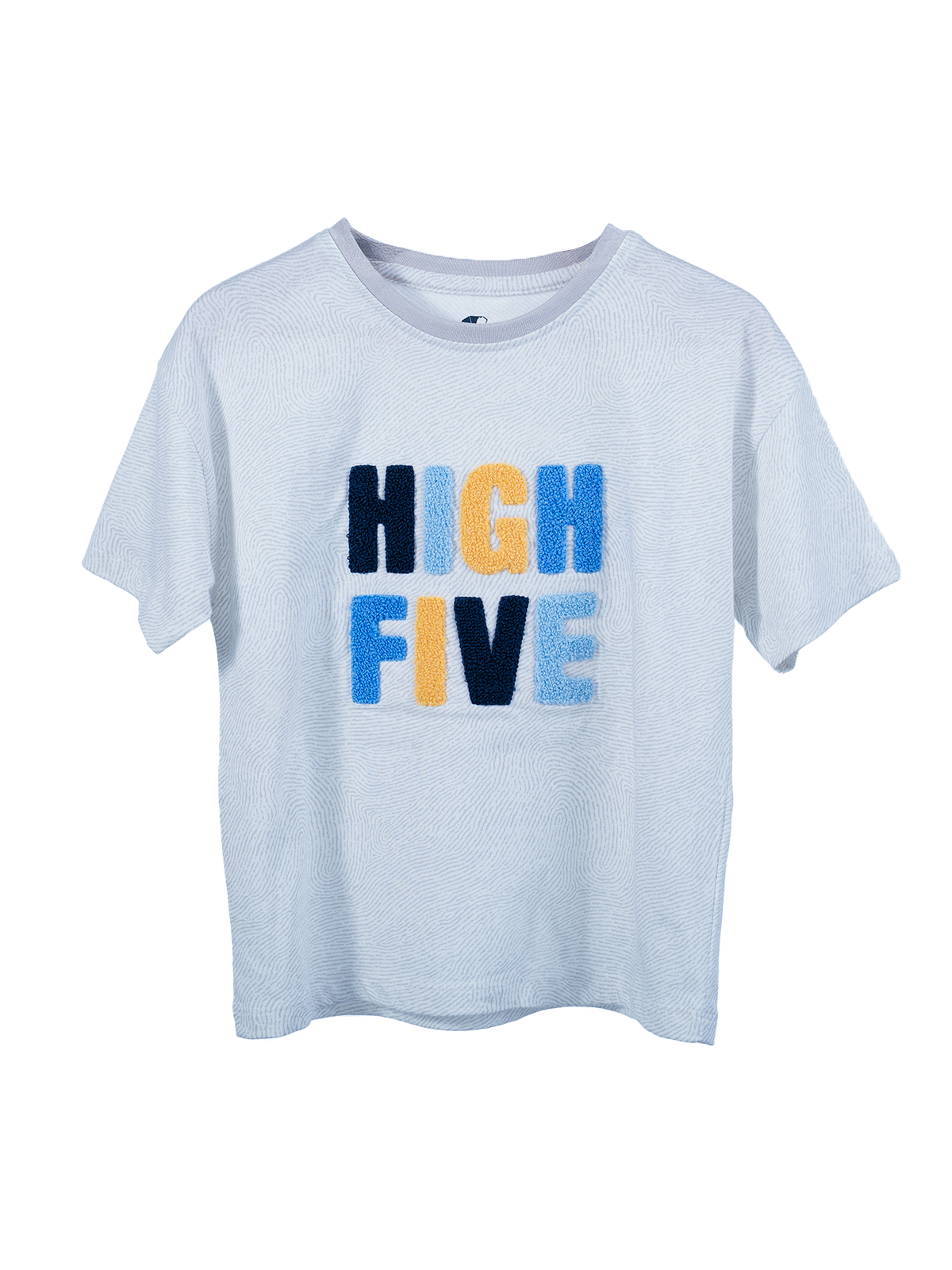 High Five Embroidered Tee